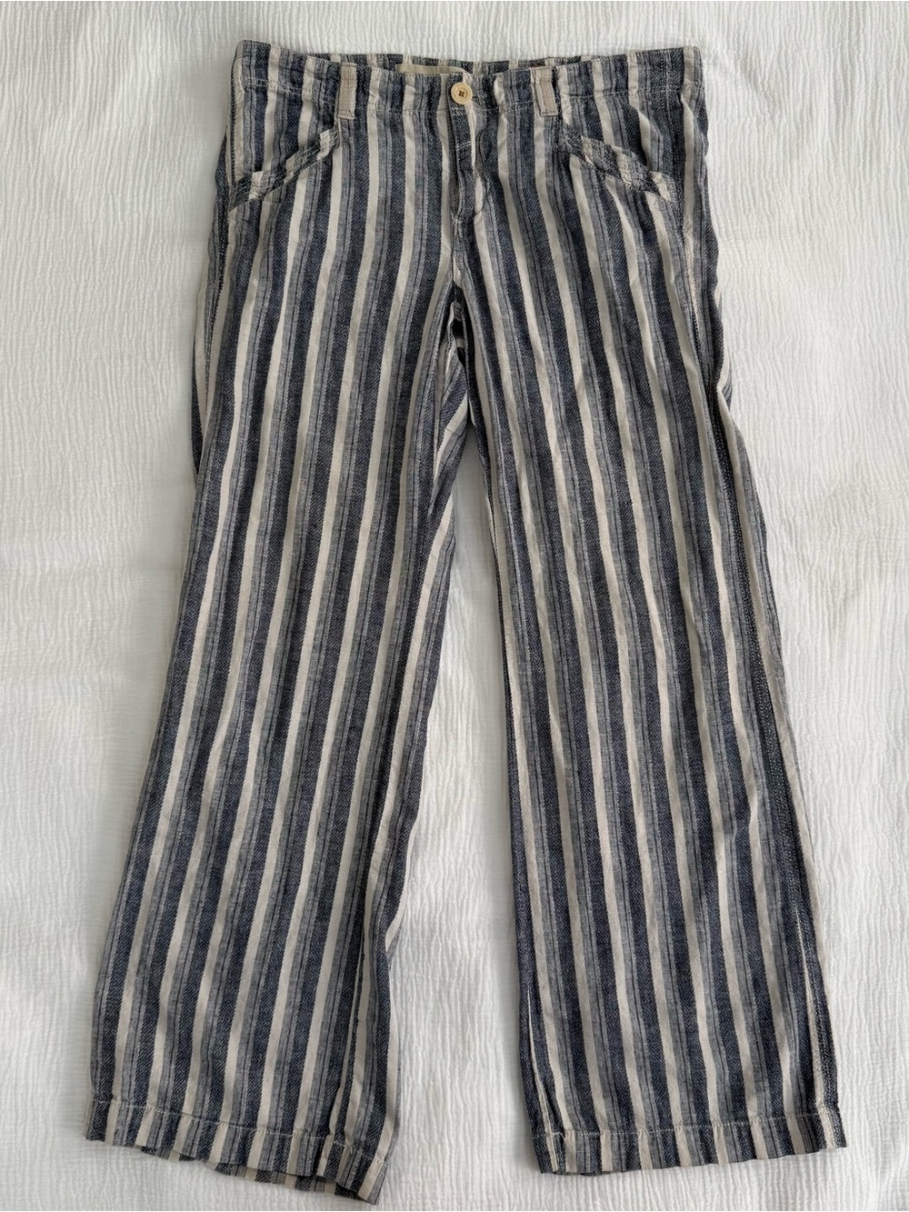 Pilcro and the Letterpress Striped Wide-Leg Pants